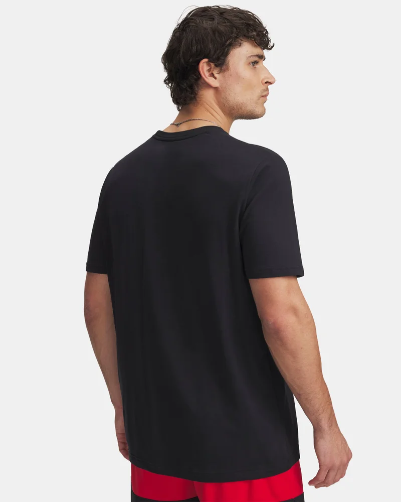 اندر ارمر تيشيرت رجالي برسومات شبكة كرة السلة